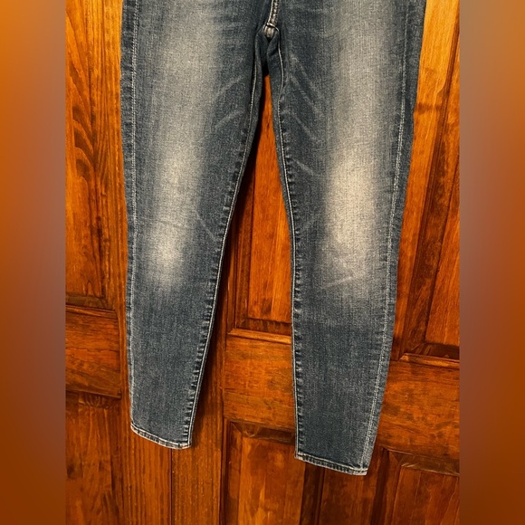 7 For All Mankind High Rise Ankle Skinny Jeans Size 27 - Picture 4 of 9